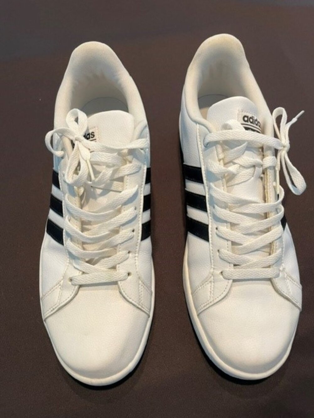 Size 11 - Adidas Grand Court 2.0 White Black